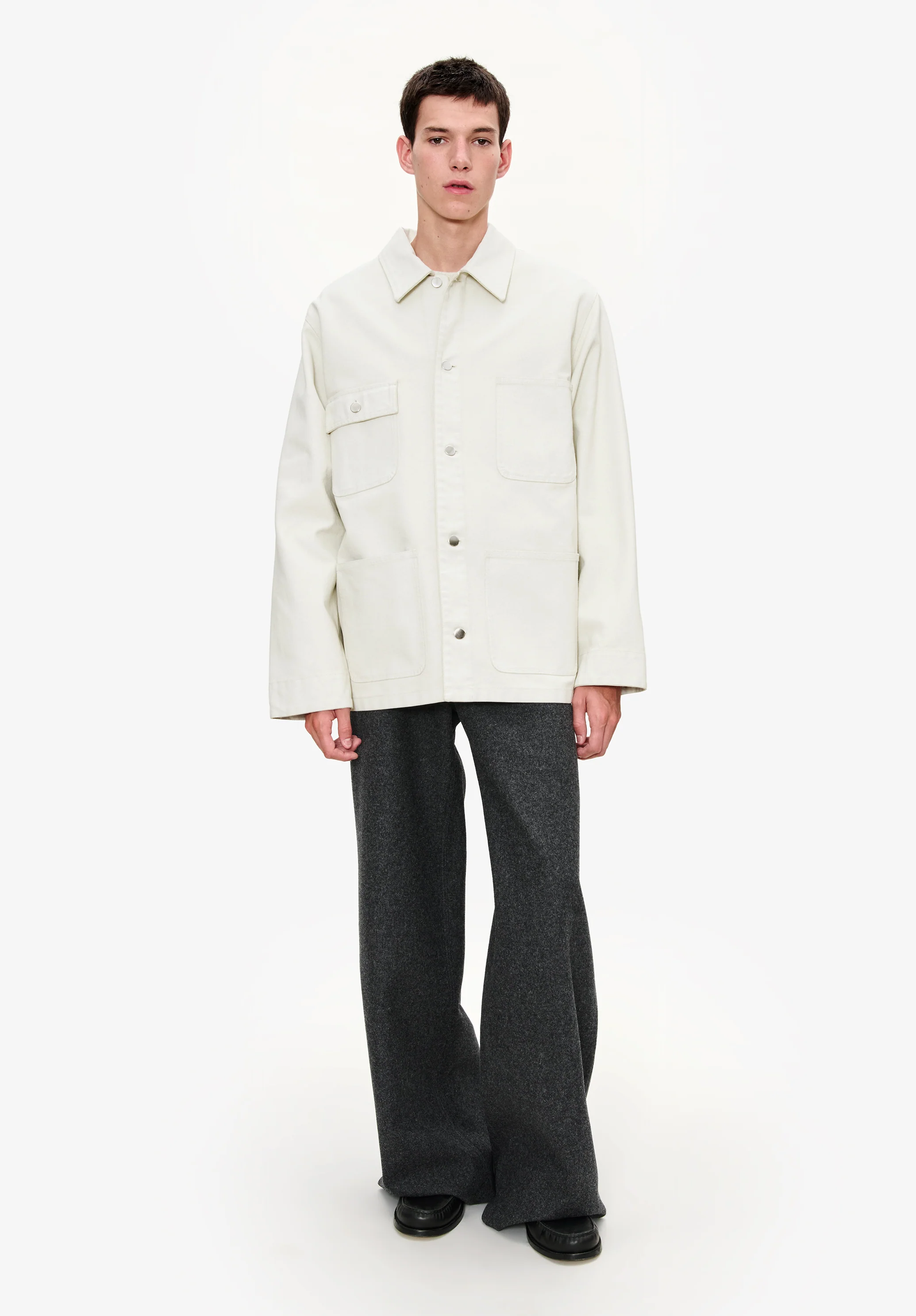 Loose-fit overshirt-jacket - Image 4