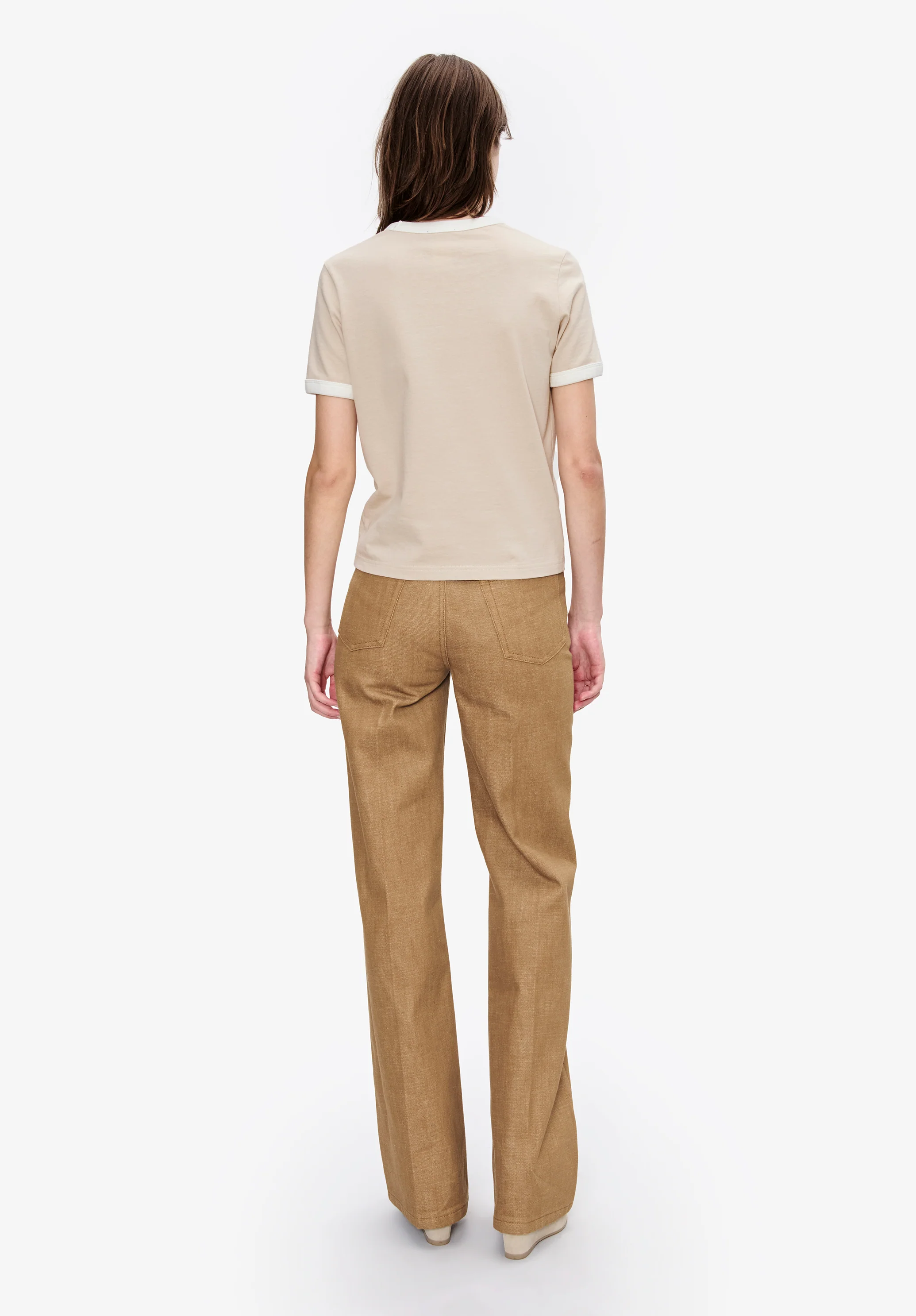 Ringer crop T-shirt - Image 3