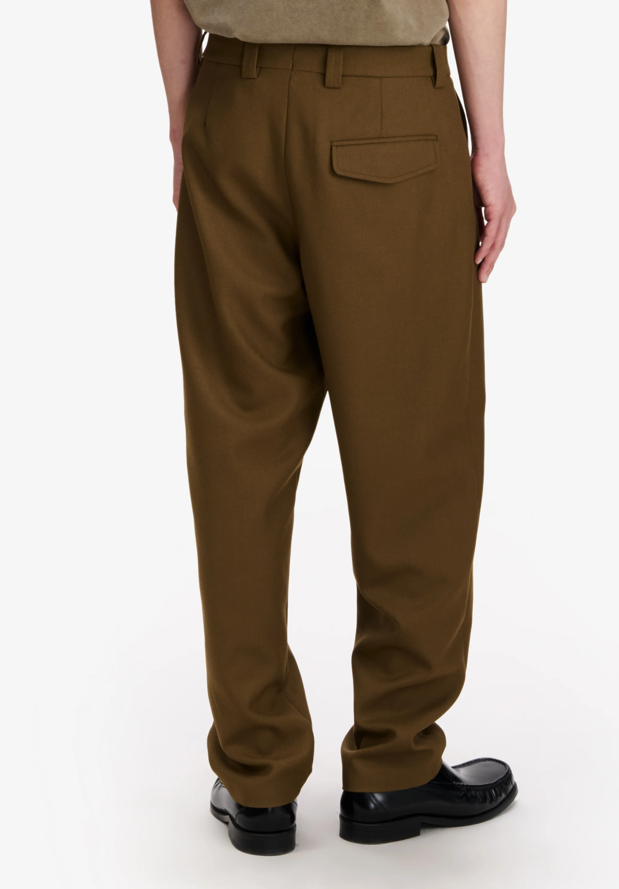 Straight-leg trousers with a permanent crease - Image 8